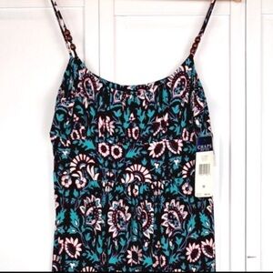 CHAPS FLORAL SUMMER SUNDRESS, NWT DRESS 0572